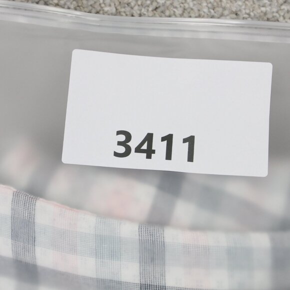 Banana Republic Untucked Shirt NWT Mens XS White/Pink/Blue Slim Fit L/S Cotton - Picture 15 of 15